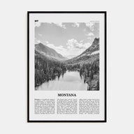 Montana Travel B&W No 1 Poster