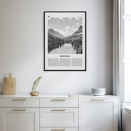 Montana Travel B&W No 1 Poster