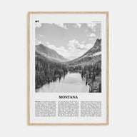 Montana Travel B&W No 1 Poster