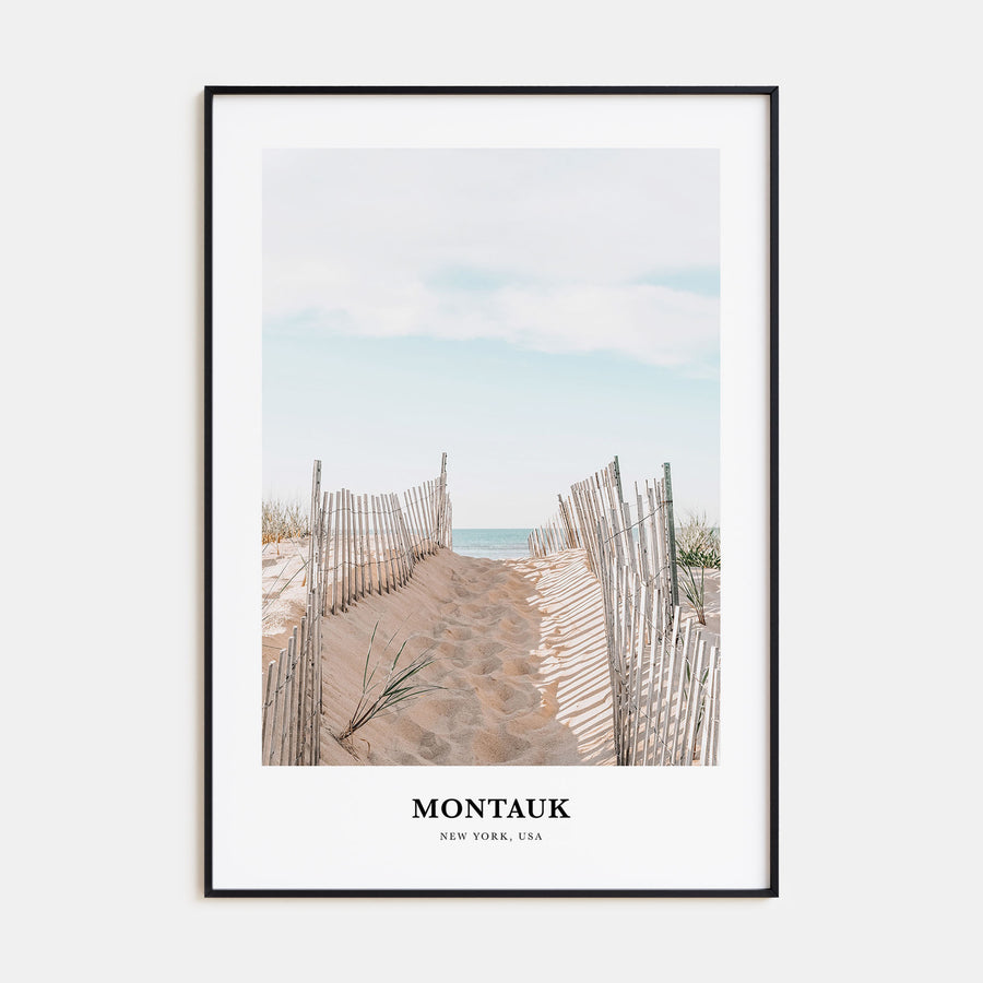 Montauk Portrait Color Poster