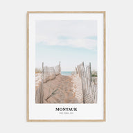 Montauk Portrait Color Poster