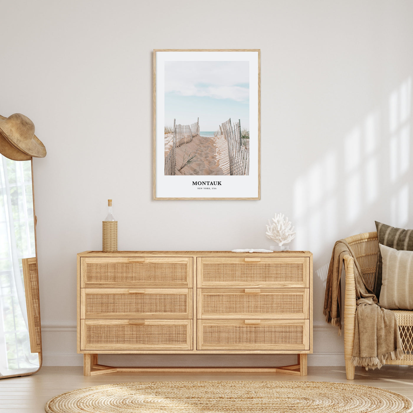 Montauk Portrait Color Poster