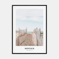 Montauk Portrait Color Poster