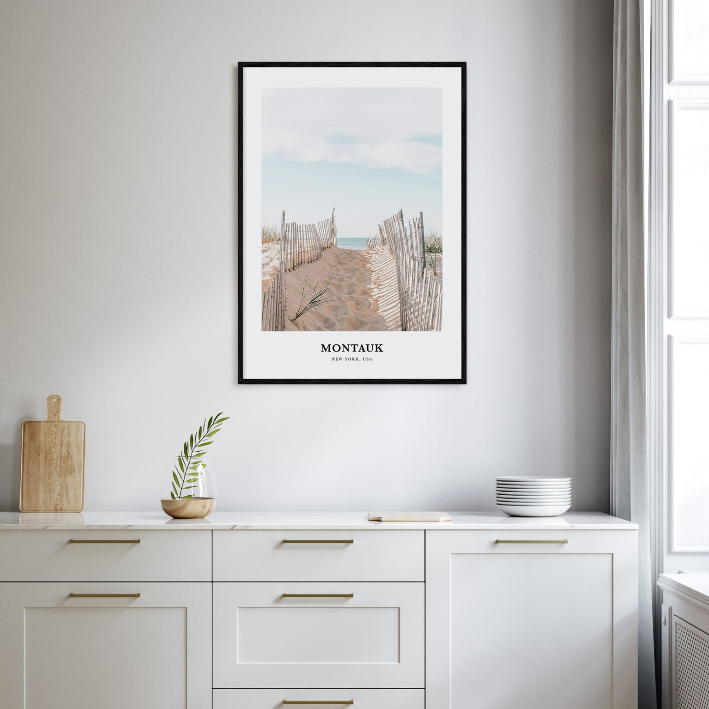 Montauk Portrait Color Poster