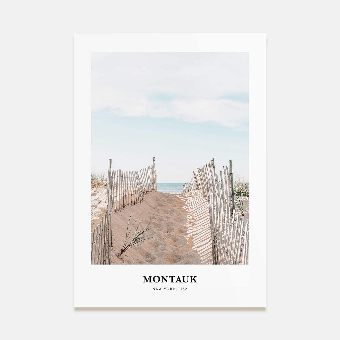 Montauk Portrait Color Poster