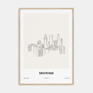 Montreal Drawn Poster