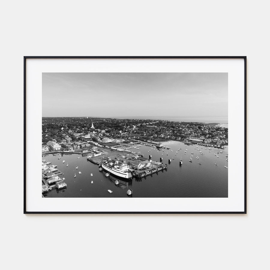 Nantucket Landscape B&W Poster