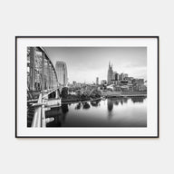 Nashville Landscape B&W Poster
