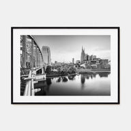Nashville Landscape B&W Poster