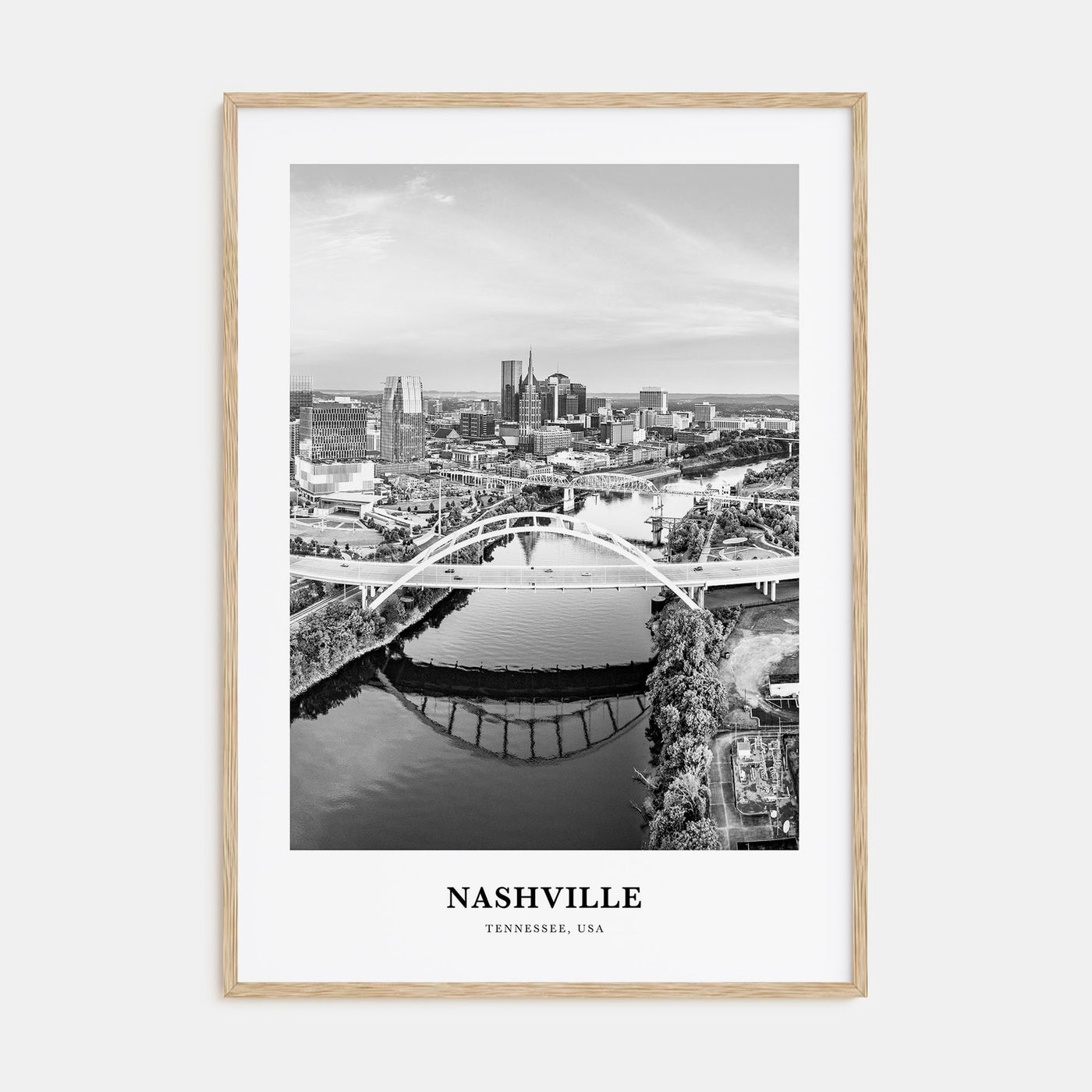 Nashville Portrait B&W No 1 Poster