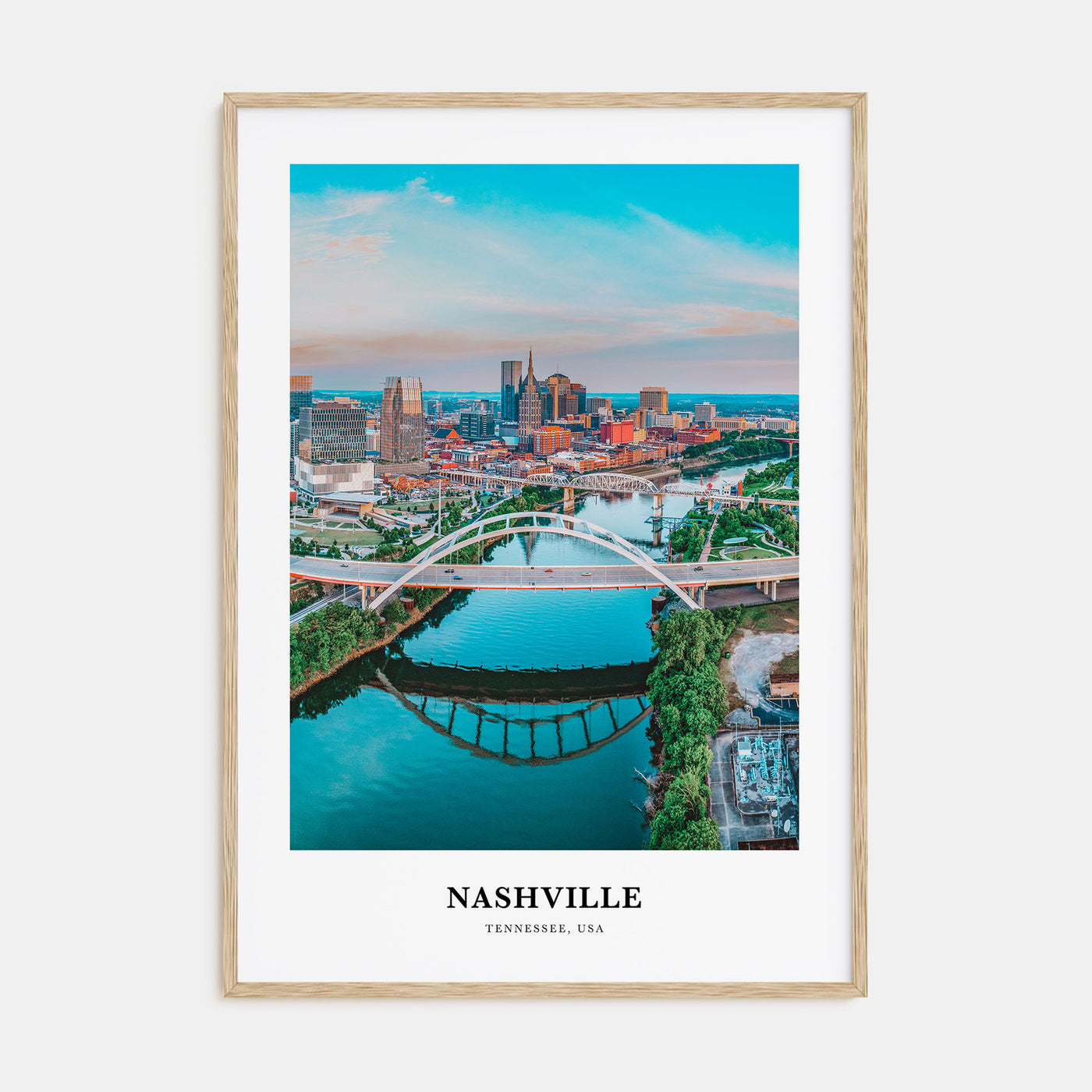Nashville Portrait Color Poster