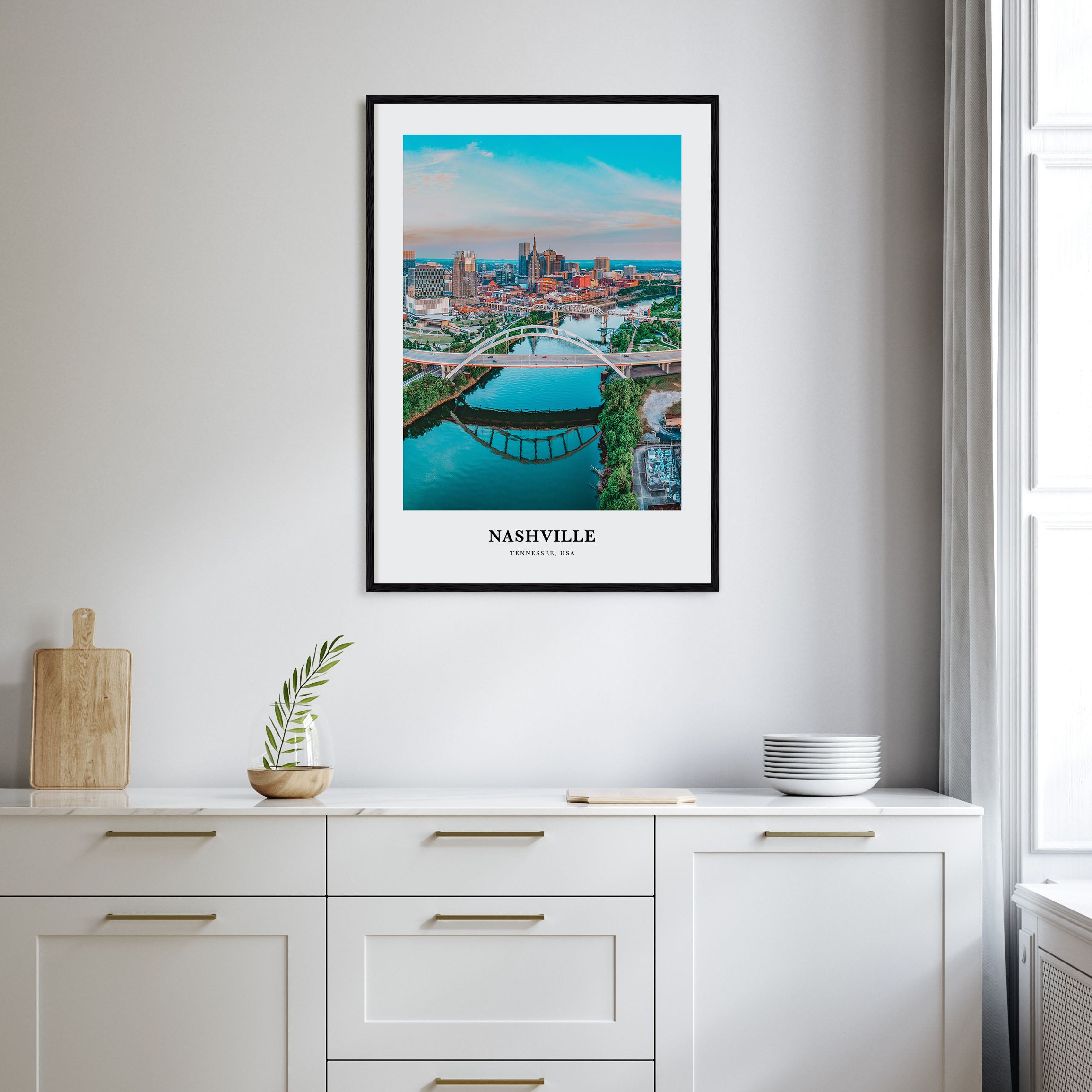 Nashville Portrait Color Poster