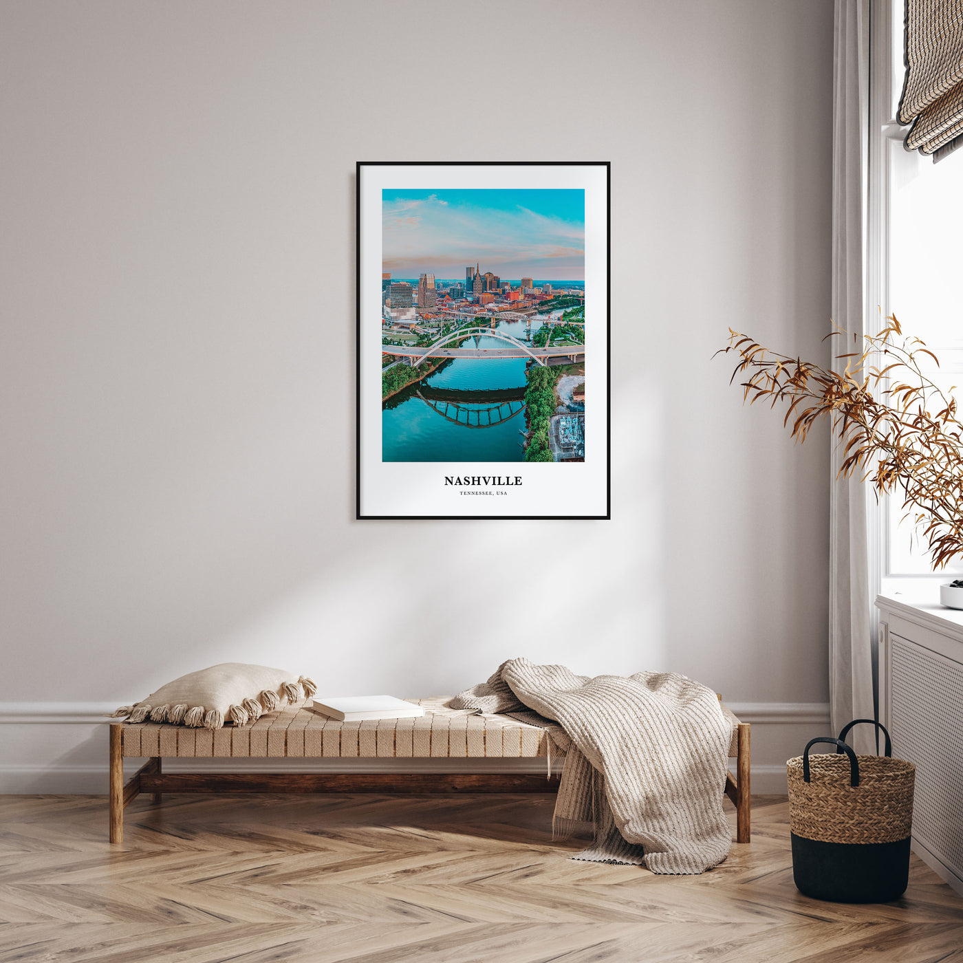 Nashville Portrait Color Poster