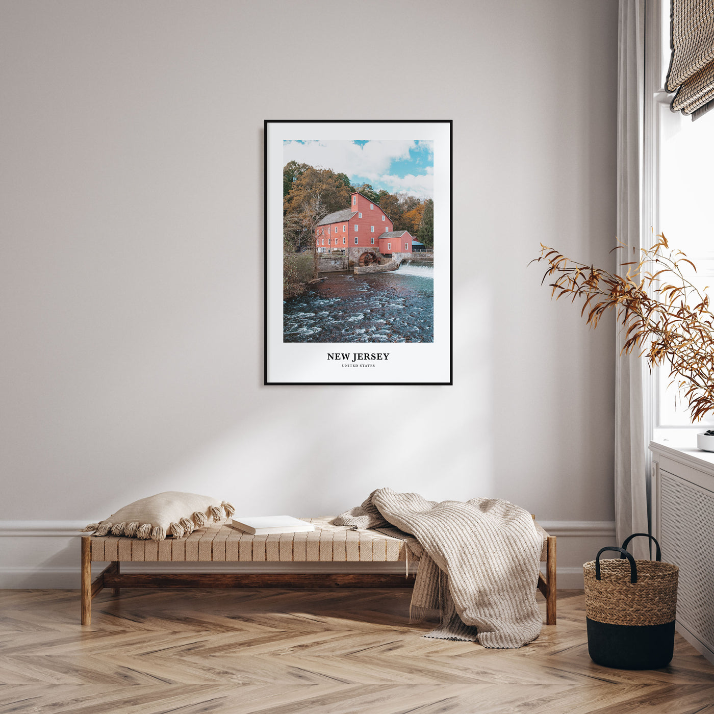 New Jersey Portrait Color No 1 Poster