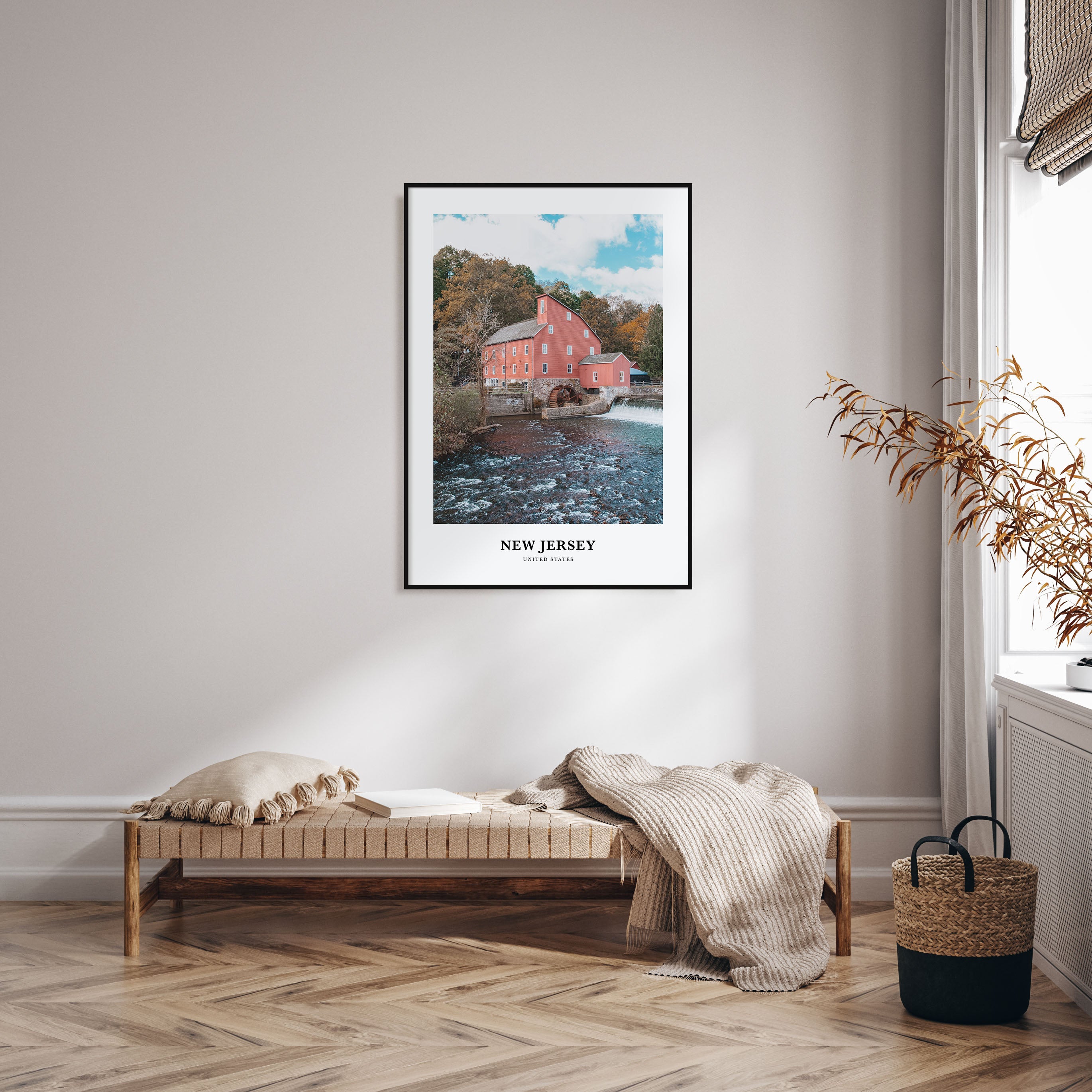 New Jersey Portrait Color No 1 Poster