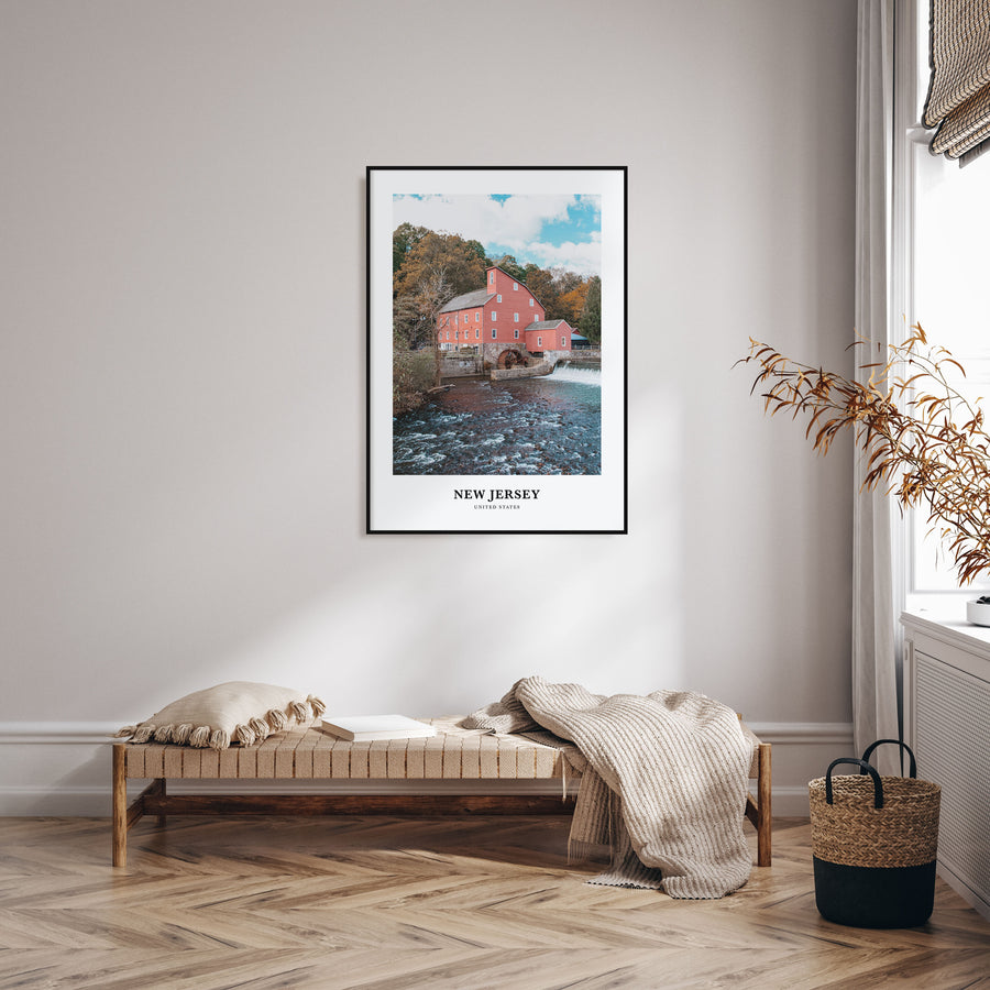 New Jersey Portrait Color No 1 Poster