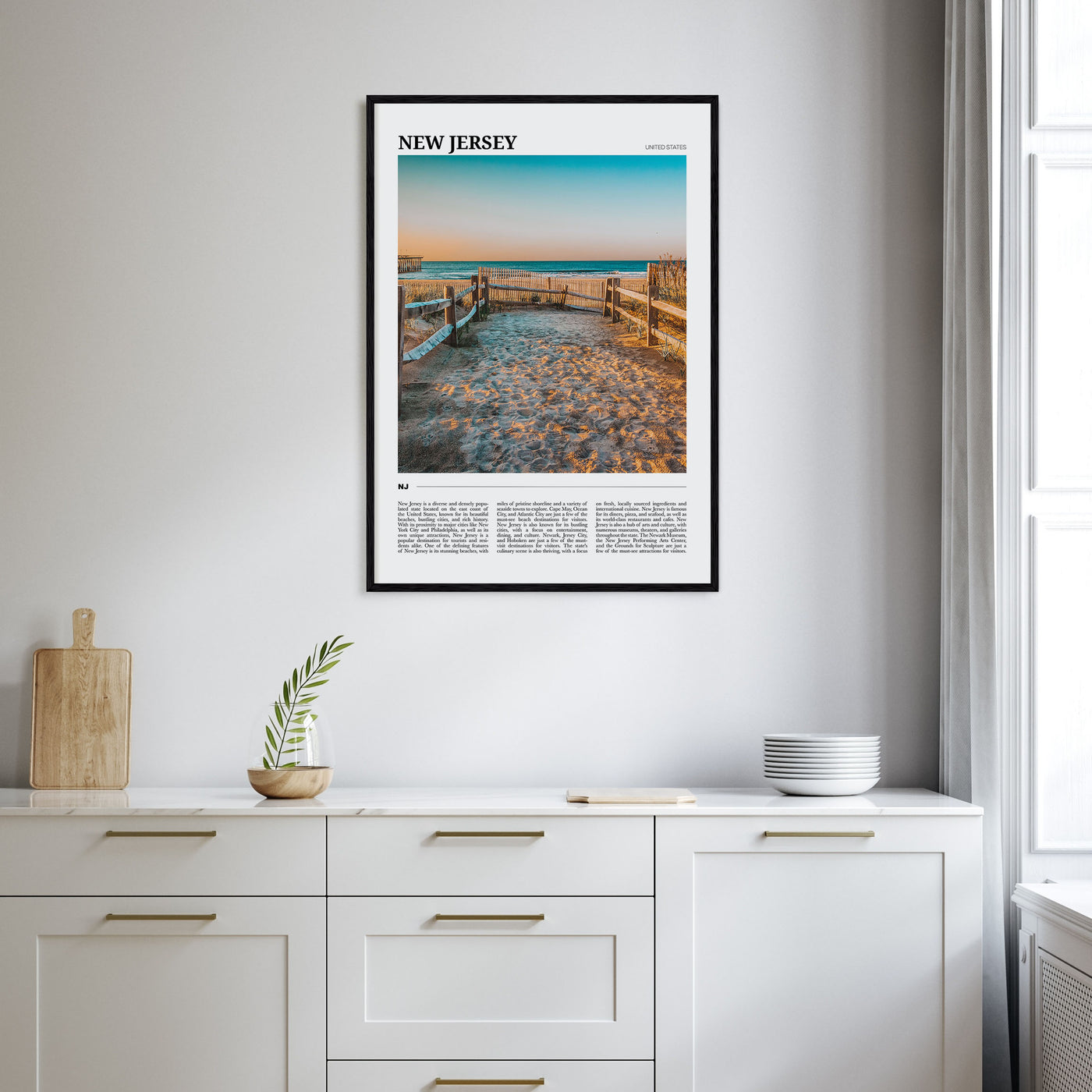 New Jersey Travel Color No 2 Poster