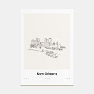 New Orleans Drawn No 1 Poster
