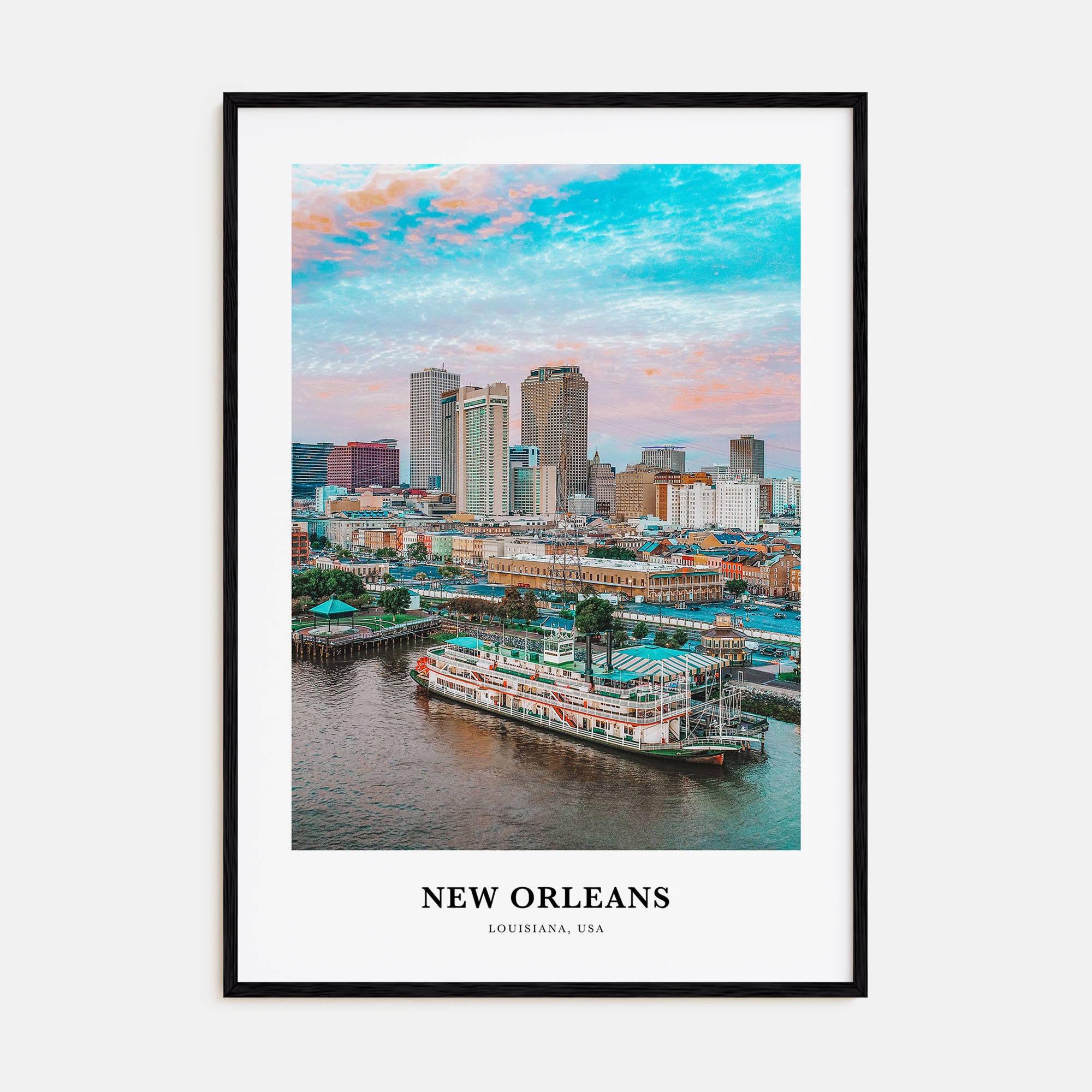 New Orleans Portrait Color Poster