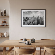 New York City Landscape B&W No 1 Poster
