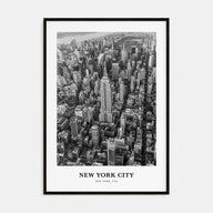 New York City Portrait B&W No 2 Poster