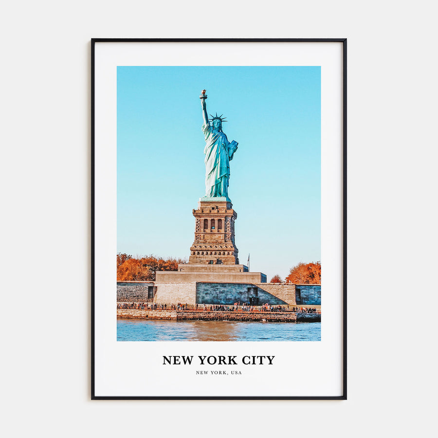 New York City Portrait Color No 2 Poster