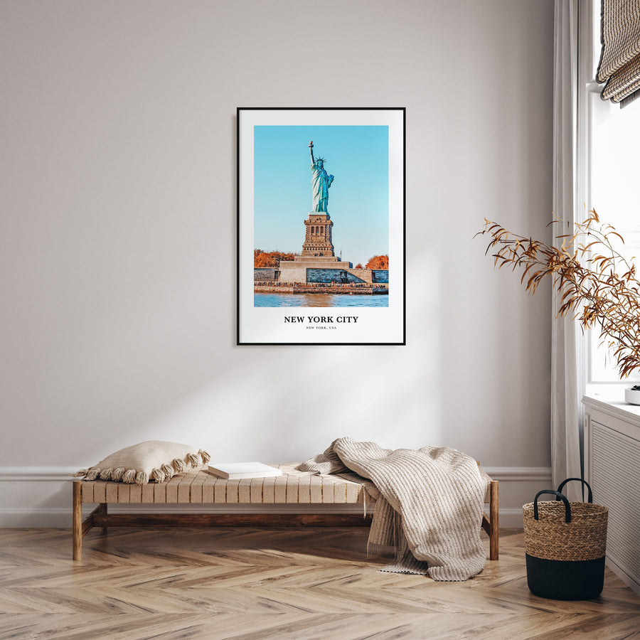 New York City Portrait Color No 2 Poster