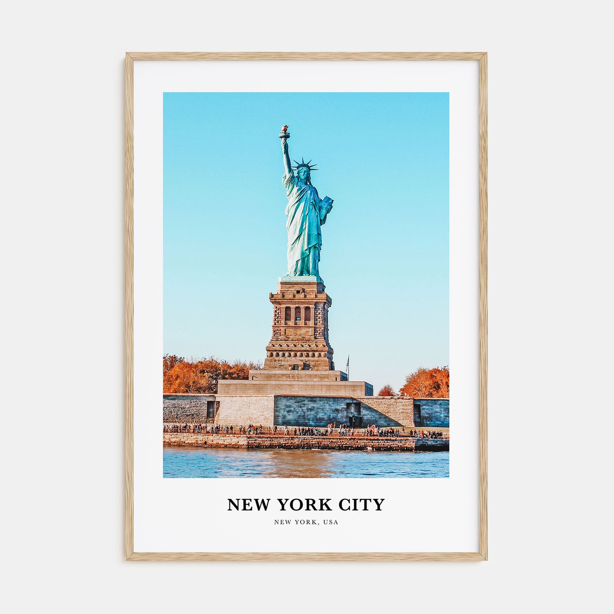 New York City Portrait Color No 2 Poster