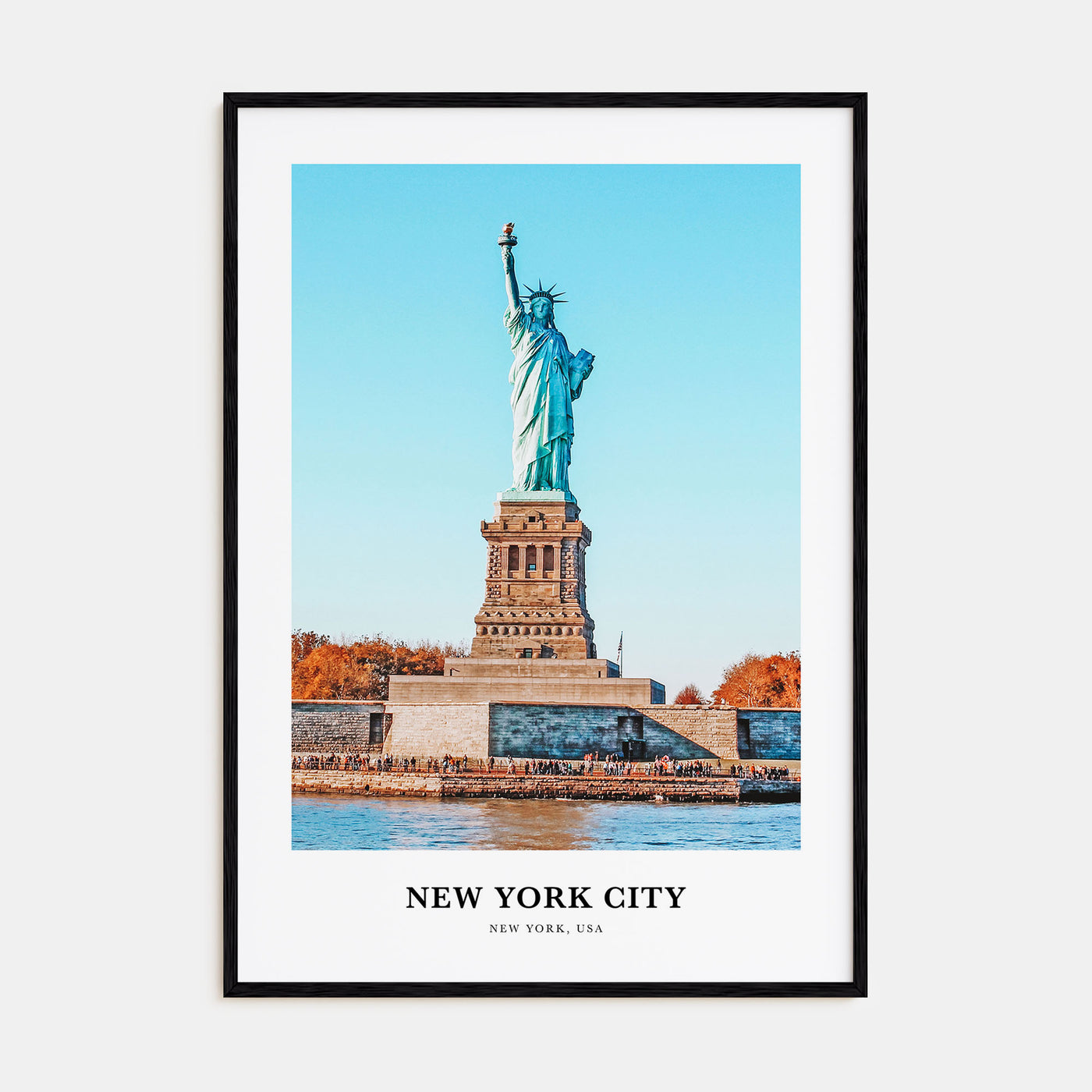 New York City Portrait Color No 2 Poster