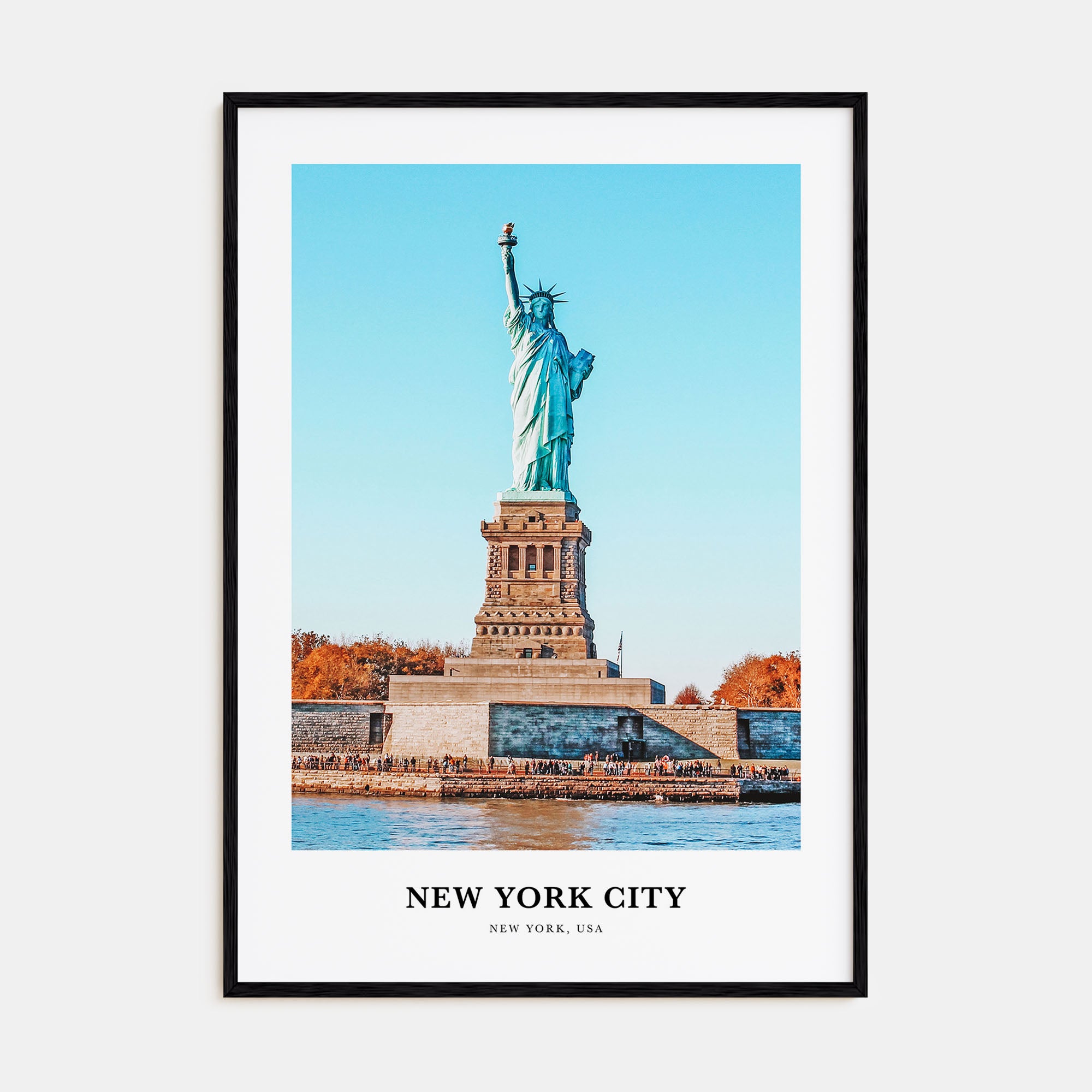 New York City Portrait Color No 2 Poster