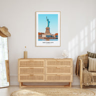 New York City Portrait Color No 2 Poster