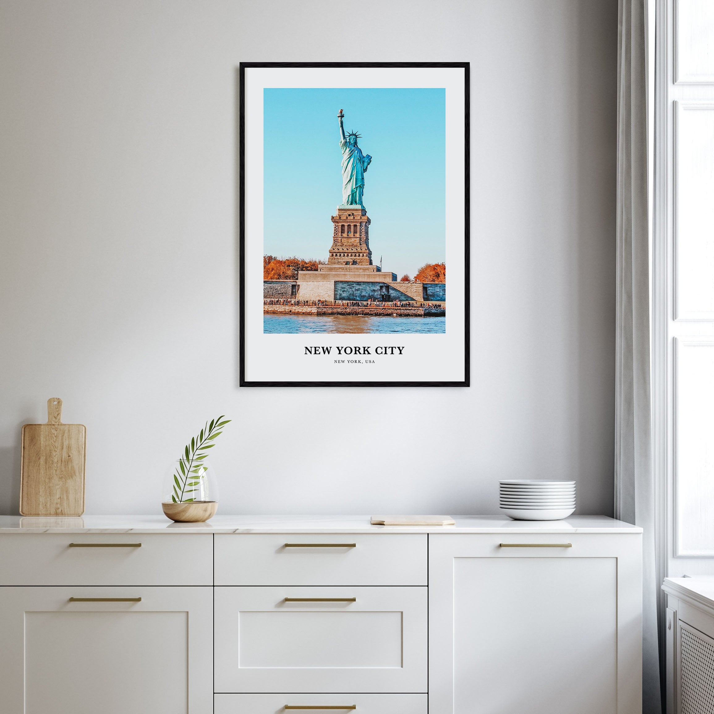 New York City Portrait Color No 2 Poster
