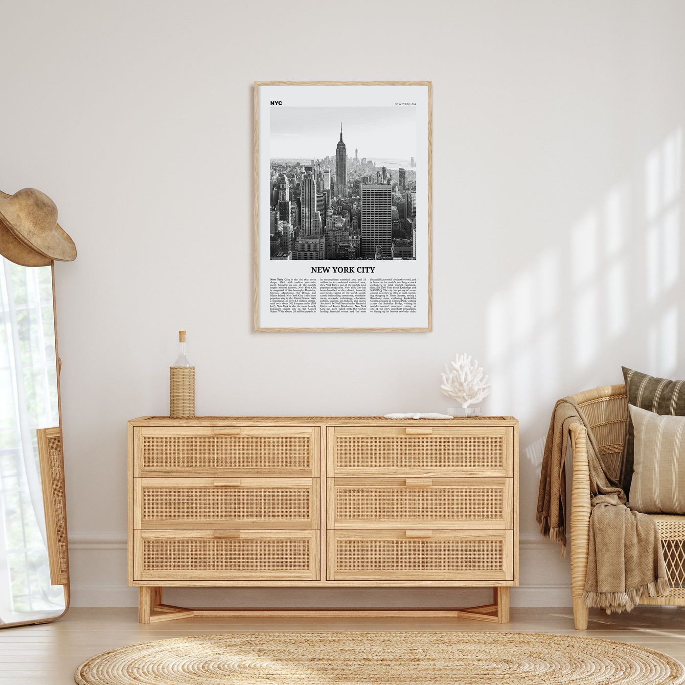 New York City Travel B&W No 1 Poster