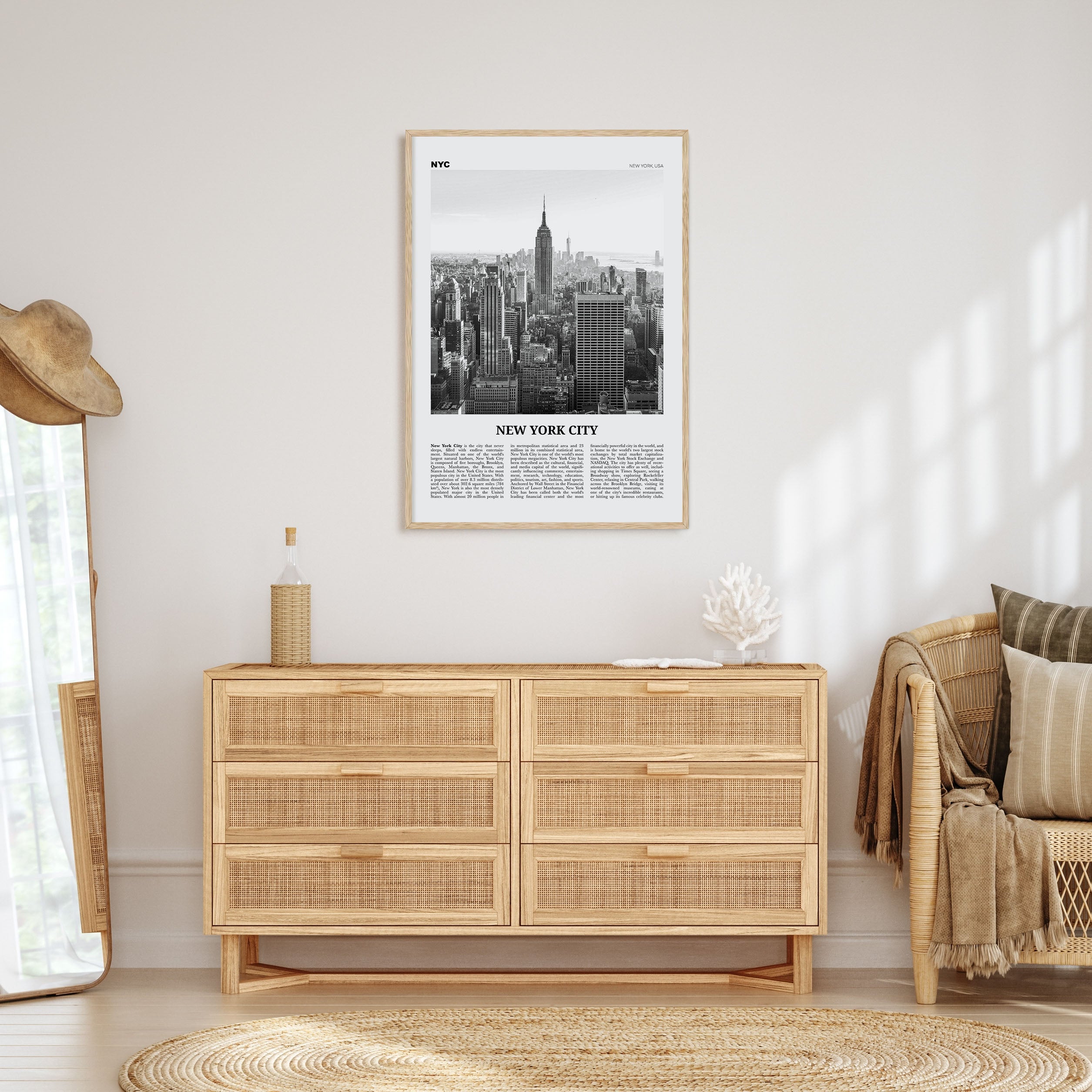 New York City Travel B&W No 1 Poster