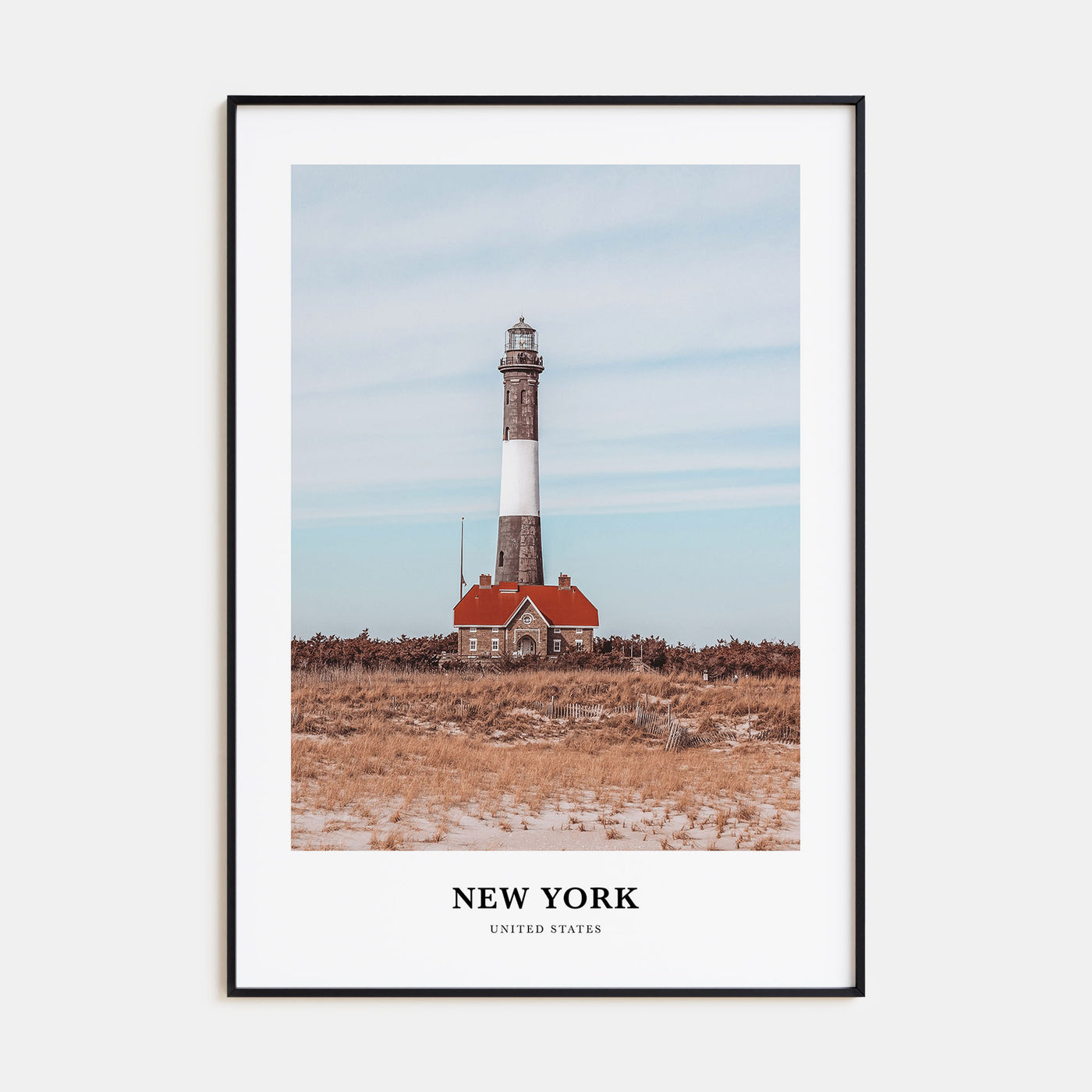 New York (State) Portrait Color Poster