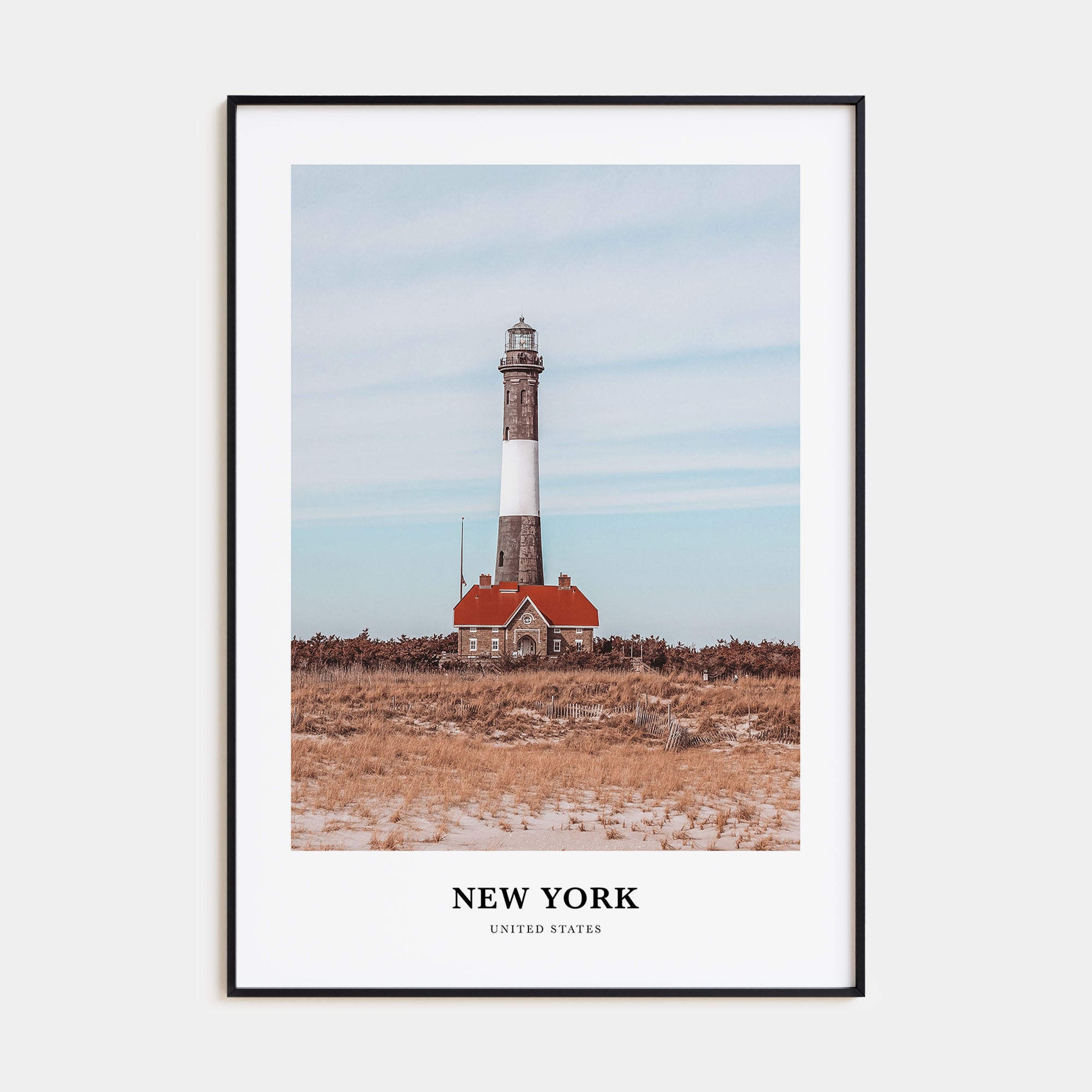 New York (State) Portrait Color Poster