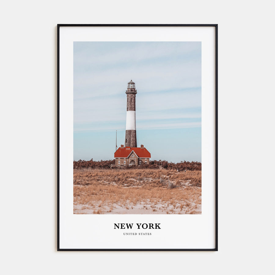 New York (State) Portrait Color Poster