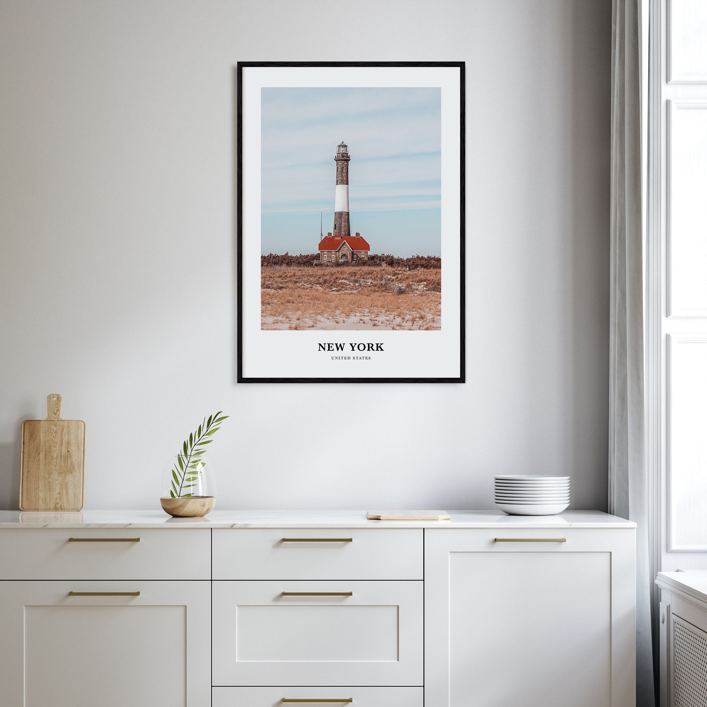 New York (State) Portrait Color Poster
