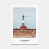 New York (State) Portrait Color Poster