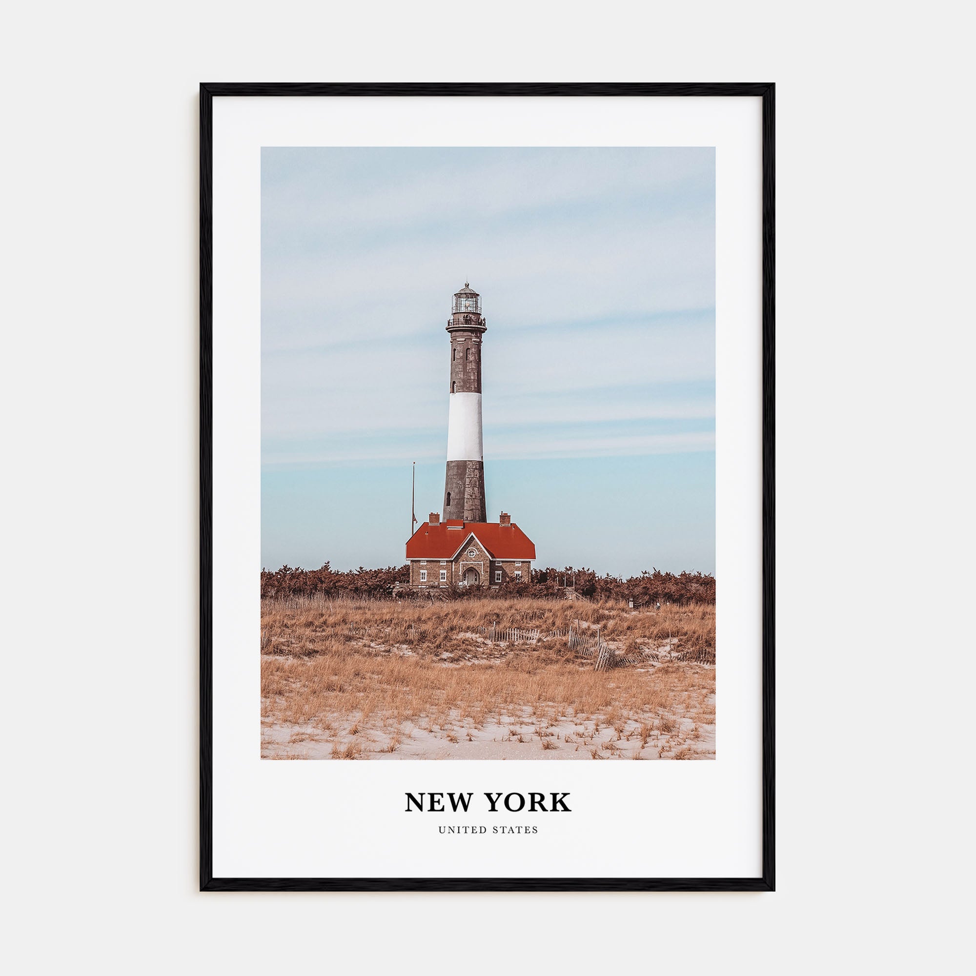 New York (State) Portrait Color Poster