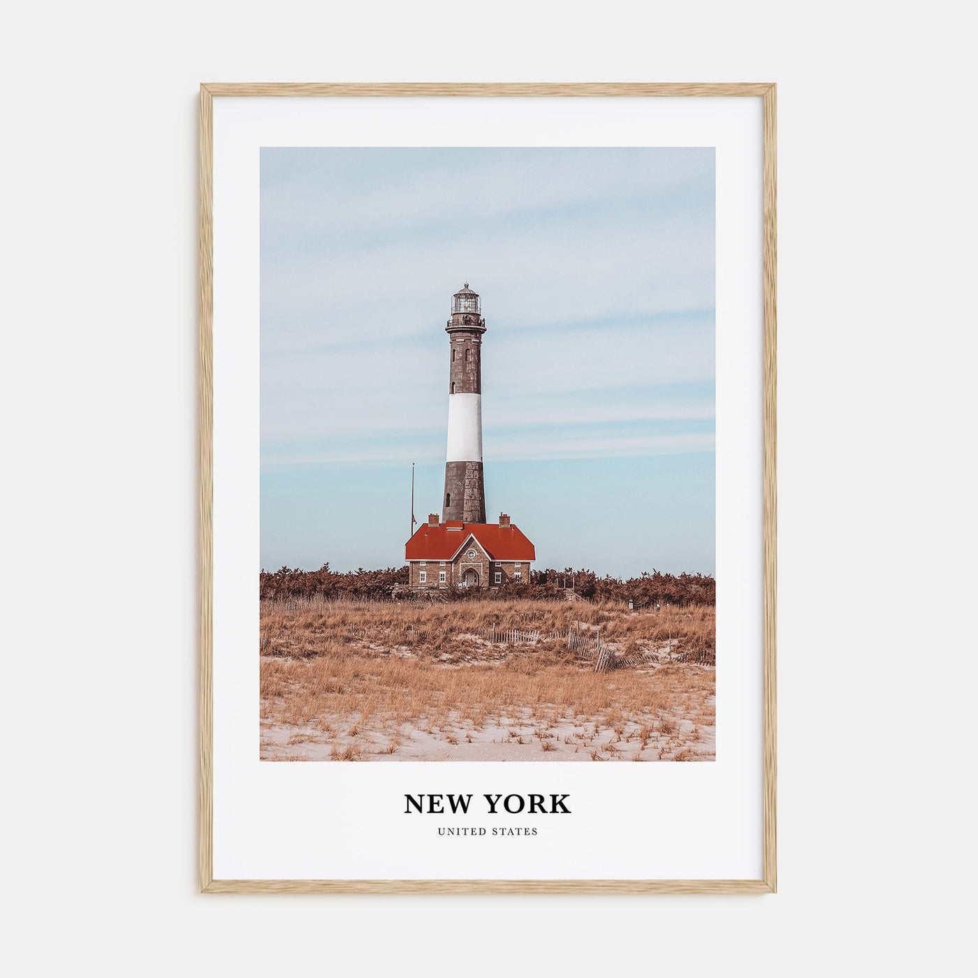 New York (State) Portrait Color Poster
