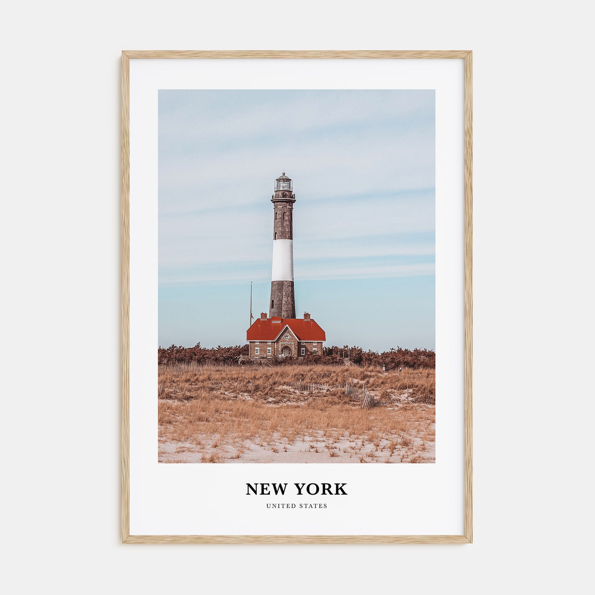 New York (State) Portrait Color Poster