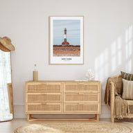 New York (State) Portrait Color Poster