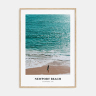 Newport Beach Portrait Color Poster