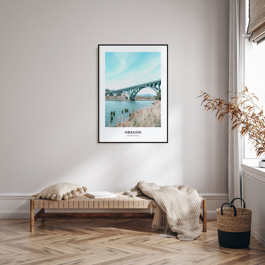 Oregon Portrait Color No 1 Poster