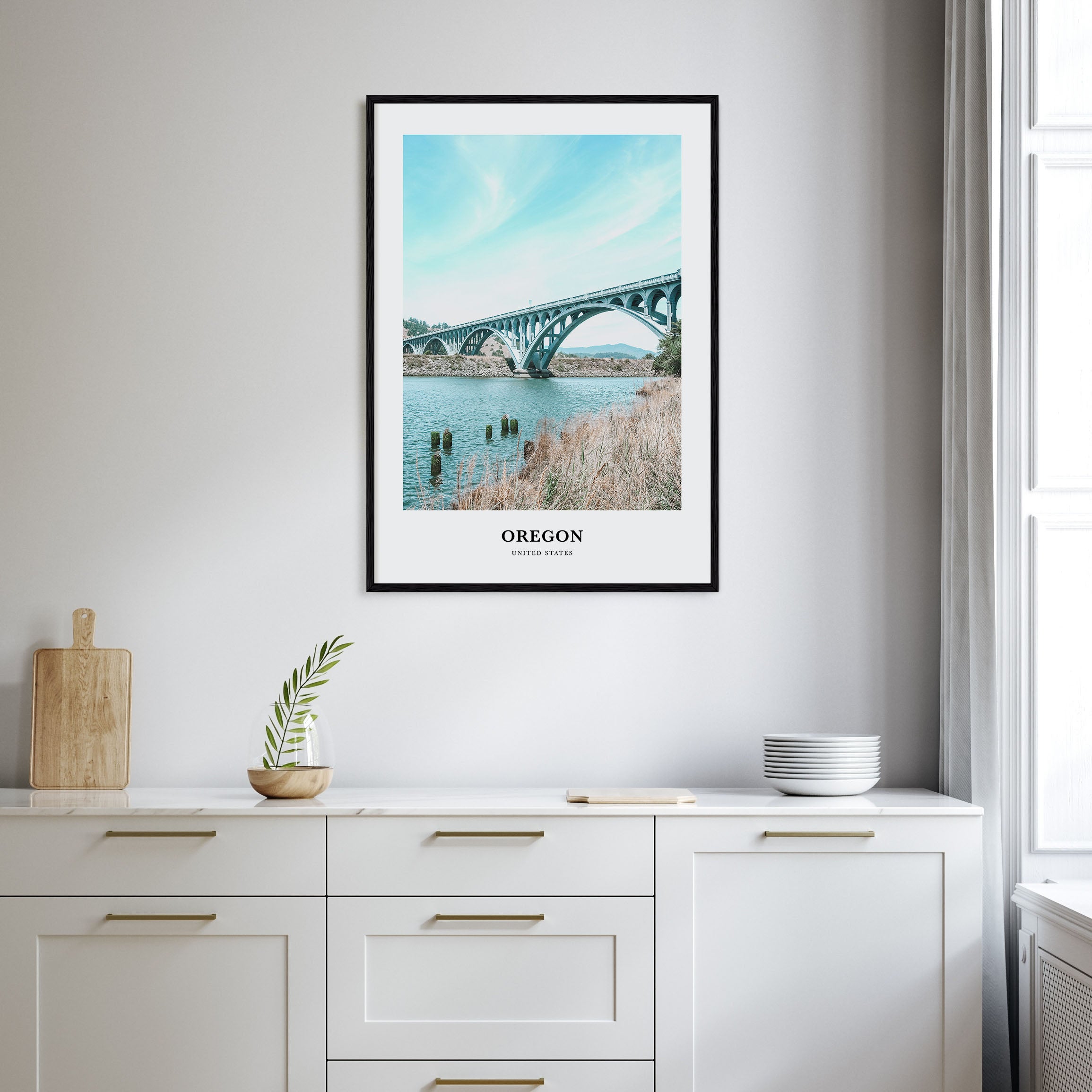 Oregon Portrait Color No 1 Poster