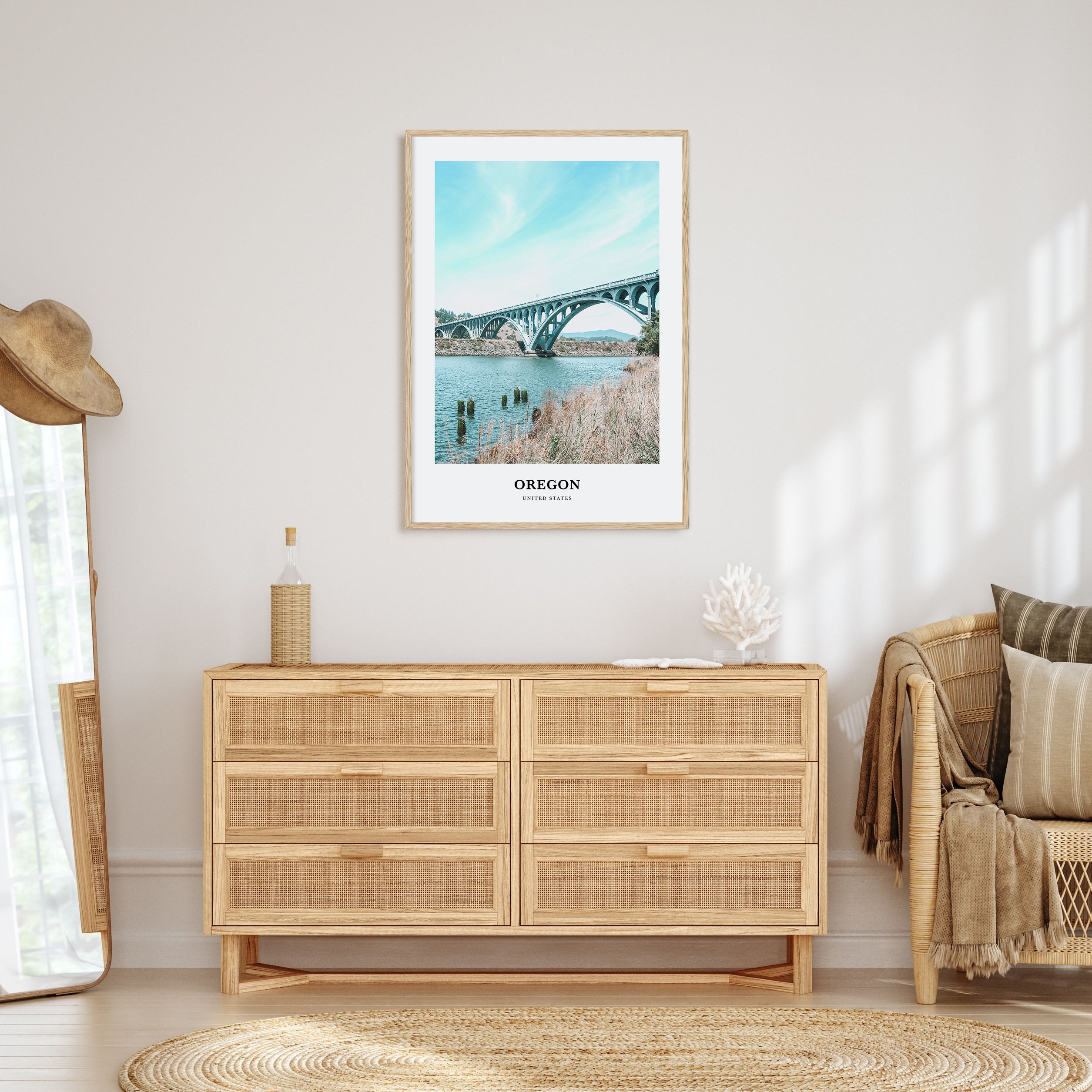 Oregon Portrait Color No 1 Poster