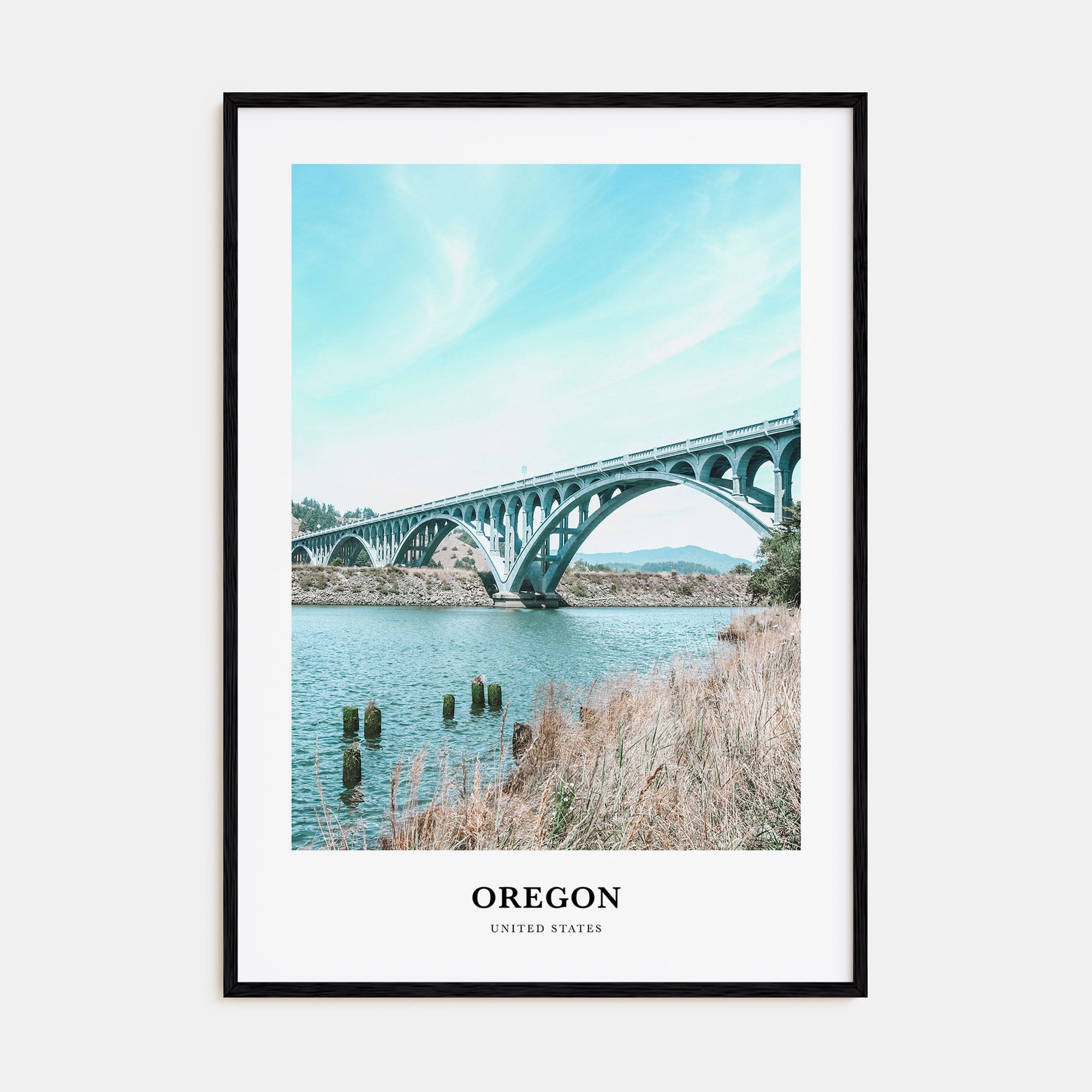 Oregon Portrait Color No 1 Poster