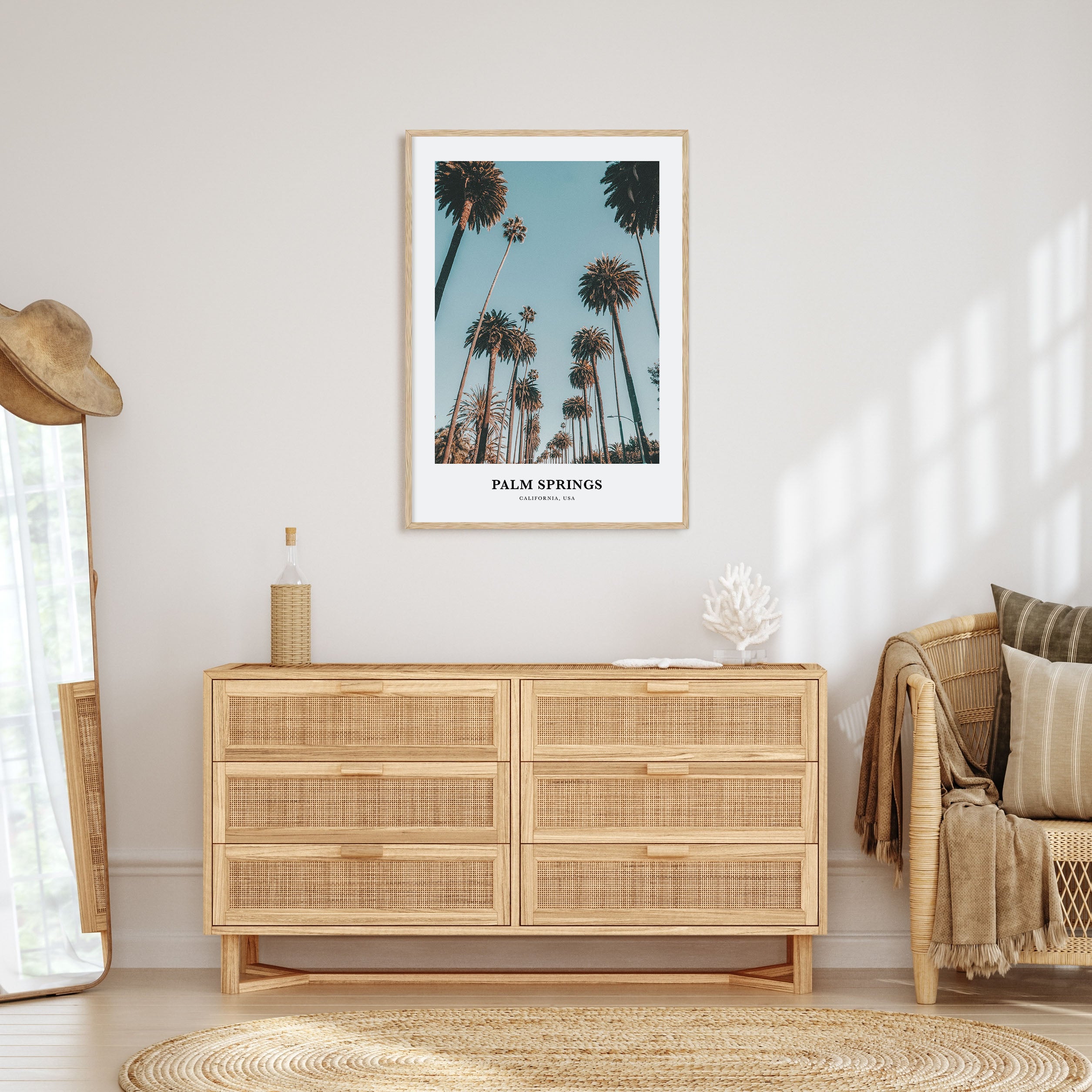 Palm Springs Portrait Color No 1 Poster