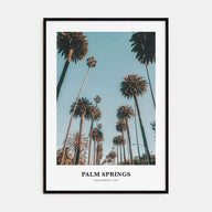 Palm Springs Portrait Color No 1 Poster
